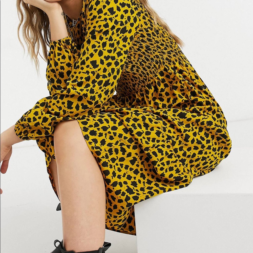Long sleeve midi dress